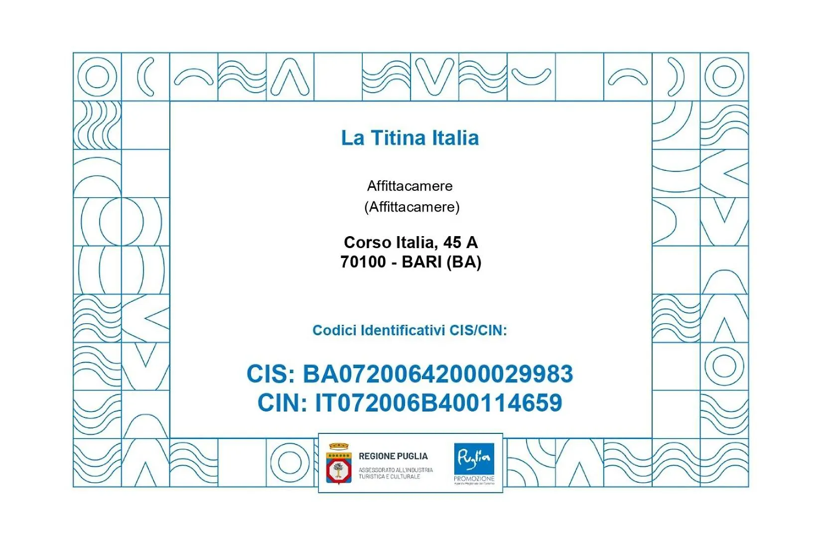 La Titina Italia Appartement Bari